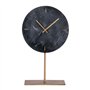 TABLE PASSION - Horloge sur Pied marbre Noir 25 cm