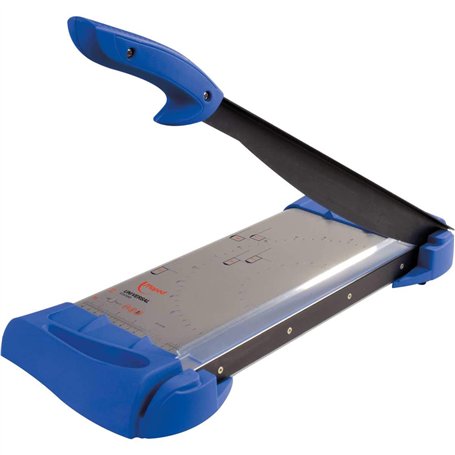 Maped - Massicot A4 - Plateau en Acier - Longueur de Coupe 32 cm - Coupe Jusqu'à 8 feuilles Simultanément - Pour Papier