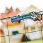 Rapid VR22 - Agrafes à Grillage en Acier Galvanisé Plastifié Noir, Compatible avec les Grillages 5-11 mm, Idéal pour Sécuriser C
