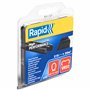 Rapid VR22 - Agrafes à Grillage en Acier Galvanisé Plastifié Noir, Compatible avec les Grillages 5-11 mm, Idéal pour Sécuriser C