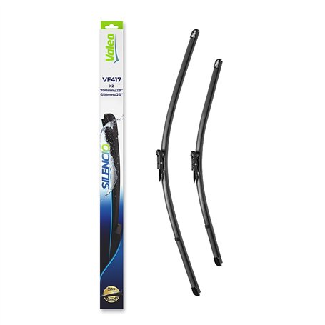 VALEO Silencio Essuie-glace - VF417 - Kit de Balais d'Essuie-glace Plat d'Origine de Haute performance