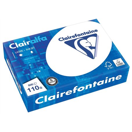 CLAIREFONTAINE - 2110C - Ramette de 500 feuilles papier - 110g - A4 21x29