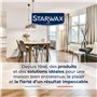 STARWAX - Entretien Brillant pour Parquets et Sols Stratifiés - Nettoie et Ravive la Brillance - Non Glissant - Sans Rinçage - F