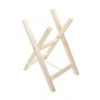 WERKA PRO - 02431 Chevalet à bûche en bois pliable