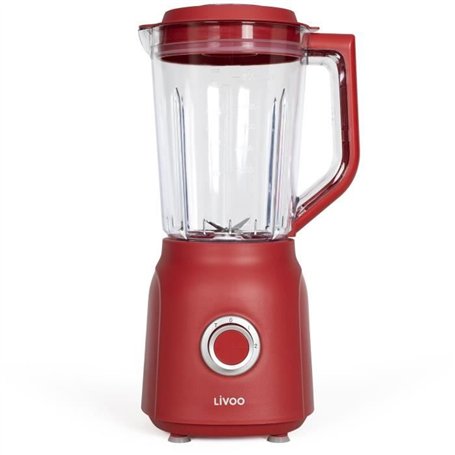 Blender - LIVOO - DOP242R - Rouge chili et tranparent