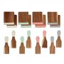 Livoo Set 8 spatules + 8 planchettes bois - MEN427