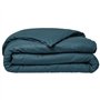 Parure de lit - TODAY - 240 x 260 cm - 100% Coton Bio - Fentes passe-main - Lavable 60°