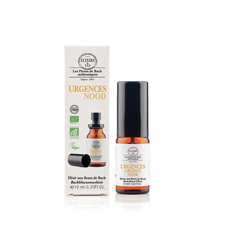 Elixirs & Co - Spray Buccal Urgences Fleurs de Bach 10 ml - Calme et Réconfort Instantané - Format Nomade - Élixir Naturel Anti