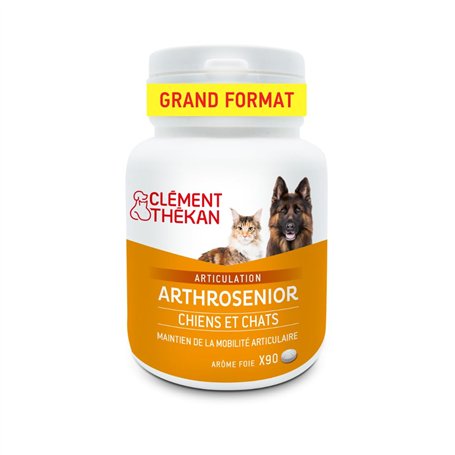 Clément Thékan Arthrosenior Grand Format - Aide à la mobilité articulaire chez le chien et le chat - Stimule la régénération du