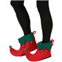 DEGUISE TOI - sur-Chaussures Elfe avec Pompons Adulte - 1 Paire de sur-Chaussures - Taille Unique - Rouge - Accessoires pour dég