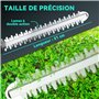 Taille-Haies sans Fil avec Longueur de Coupe 51 cm