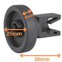 Roues de lave-vaisselle universelles pour panier supérieur [Lot 8] Pièces de rechange compatible avec AEG Candy Electrolux Faure