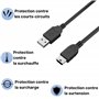 PHONILLICO Cable compatible avec appareil photo Panasonic Lumix DMC-TZ41/DMC-TZ5/DMC-TZ50/DMC-TZ55/DMC-TZ56/DMC-TZ57/DMC-TZ58/DM