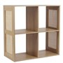 HOME DECO FACTORY - HD0244 - Rangement Modulable 4 Cases Bali