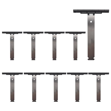 Lot de 10 Attaches souples à clipser - Ressort de Suspension pour fixation de tablier - Verrou attache tablier - Fabrication et
