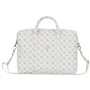 CG MOBILE Guess Sacoche pour ordinateur portable 4G Peony Poche avant zippée Logo triangle 16" (Blanc)