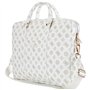 CG MOBILE Guess Sacoche pour ordinateur portable 4G Peony Poche avant zippée Logo triangle 16" (Blanc), Blanc.
