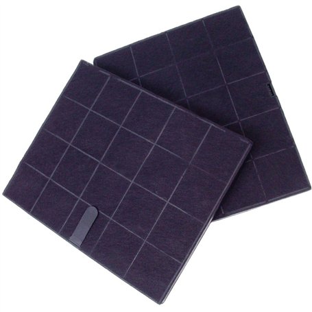SOS Accessoire Lot de 2 filtres charbon 235x190mm AFFCAF16 AIRFORCE pour Hotte AIRFORCE AFFCAF16 AIRFORCE