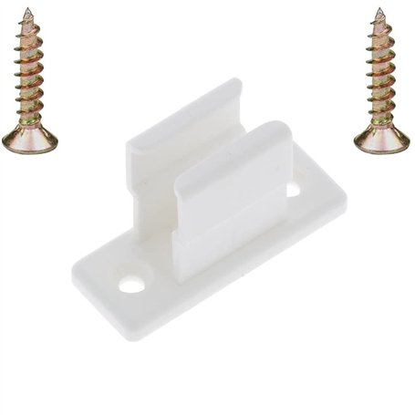 cyclingcolors Clip bloqueur de manivelle volet Roulant Blanc Support Guide Manette Plastique 13mm Universel fenêtre Mur à Visser