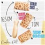SCRAP COOKING - Kit Cookie Roll avec 3 Mini Rouleaux à Pâtisserie en Bois avec Motifs - Décos Empreintes Gravées en Relief - Mou