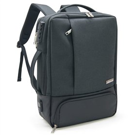 Waytex 71056 Sacoche - Sac à Dos Multifonction (2 en 1) pour Ordinateur 15