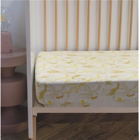 Drap housse jersey - DOMIVA - Honey Moon - 70 x 140 cm - Coton extensible - oeKO-TEX