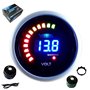 VEGA Manomètre Voltmètre 8 à 18V affichage numérique et leds 52 mm marque Française