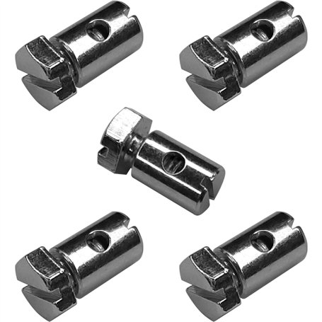 cyclingcolors 5x serre câble universel à visser butée fixation câble vélo cyclo moto scooter tondeuse tracteur (6x9mm)