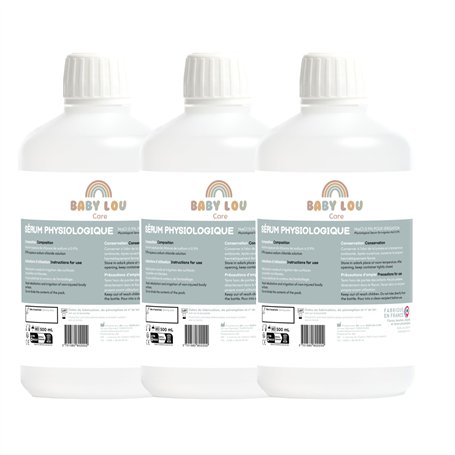 BABYLOU CARE | Sérum Physiologique bouteille |NaCl 0