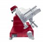 Trancheuse à Jambon Premium 250 mm – Épaisseur Réglable 0 à 15 mm – Design Rouge Élégant – Haute Performance et Finitions Supéri