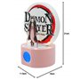 TEKNOFUN - - Licence Officiel Demon Slayer - Réveil Lumineux NEZUKO 20 cm - 2 Modes d'éclairage - Fonctionne avec 3 x AAA/Câble 