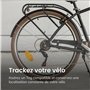 OVERADE Innovation Française - AIRFLEC x2 - Support pour Tracker GPS AIRTAG - Catadioptres de Roues - Alarme Antivol Vélo
