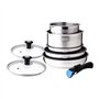 SHOP-STORY - AM2493 : Batterie de Cuisine 8 Pièces Arthur Martin Poêles et Casseroles en Inox avec Accessoires