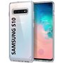 COQTEL® Coque pour Samsung Galaxy S10 360° Transparente Double Protection intégrale en Silicone Antichoc