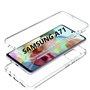 COQTEL® Coque pour Samsung Galaxy A71 étui 360° Transparente Protection intégrale en Silicone TPU Antichoc protège écran