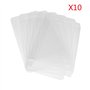 CHILDMORY 10Pcs Clear Case Boîtier CIB Protecteur pour NES Jeux Cartridge Box