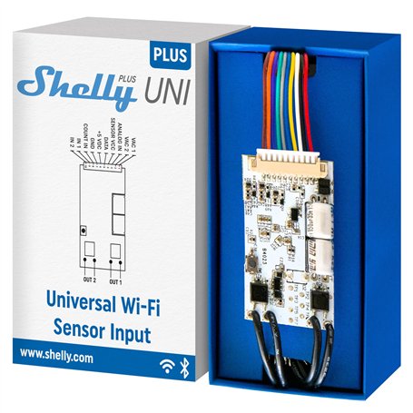 Shelly Plus Uni - Module d'automatisation Wi-Fi Domotique