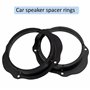 AERZETIX - C11570 - Lot de 2 Adaptateurs/Supports pour Haut-parleurs de Voiture Ø165 mm - côté de Montage portière Avant - Compa