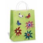 folia 21209/10 Lot de 10 sacs cadeaux en papier kraft Couleurs assorties Env. 12 x 5,5 x 15 cm