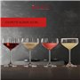 Spiegelau & Nachtmann, LifeStyle 4450178 Lot de 4 bols à cocktail en verre à coupe à champagne en cristal 310 ml