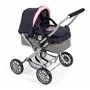 Bayer Chic 2000 555 26 Smarty Poussette de poupée pour Enfants à partir de 2 Ans Mélange Gris Marine 56 x 37 x 56 cm