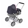 Bayer Chic 2000 555 26 Smarty Poussette de poupée pour Enfants à partir de 2 Ans Mélange Gris Marine 56 x 37 x 56 cm
