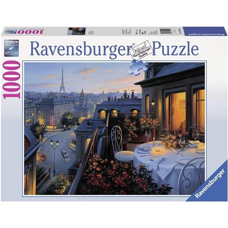 Ravensburger - Puzzle Balcon Parisien 1000 pièces