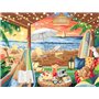 Ravensburger Peinture par numéros 20182 - Cozy Cabana - A partir de 14 ans