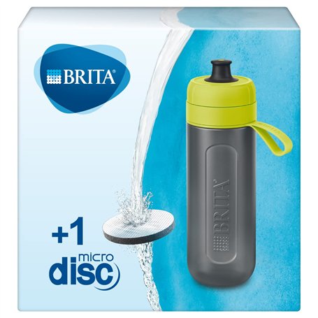 Gourde Filtrante Brita Active Lime 1 Disque Filtrant Inclus