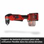 Einhell Perceuse Visseuse d'angle sans fil TE-AD 18 Li-Solo Power X-Change (18 V, 45 Nm, mandrin autoserrant 10 mm, lampe LED, s