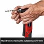 Einhell Perceuse Visseuse d'angle sans fil TE-AD 18 Li-Solo Power X-Change (18 V, 45 Nm, mandrin autoserrant 10 mm, lampe LED, s