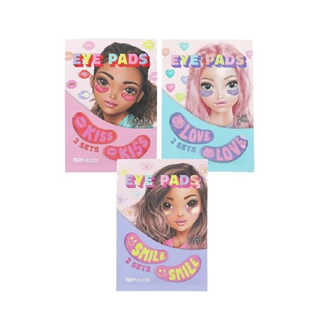 Depesche TopModel Beauty and Me Coussinets pour les yeux imprimés 1 pièce Contenu de la livraison de 3 variantes