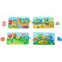 HABA - Jeu de laçage Grenouille en Balade - en Bois - 305229 - Jeu éducatif - Dès 3 Ans Coloré