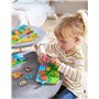 HABA - Jeu de laçage Grenouille en Balade - en Bois - 305229 - Jeu éducatif - Dès 3 Ans Coloré